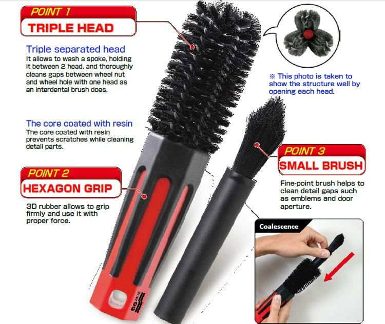Car Detailing Brush Auto Cleaning Car Cleaning Detailing Set Dashboard AirOutlet 2