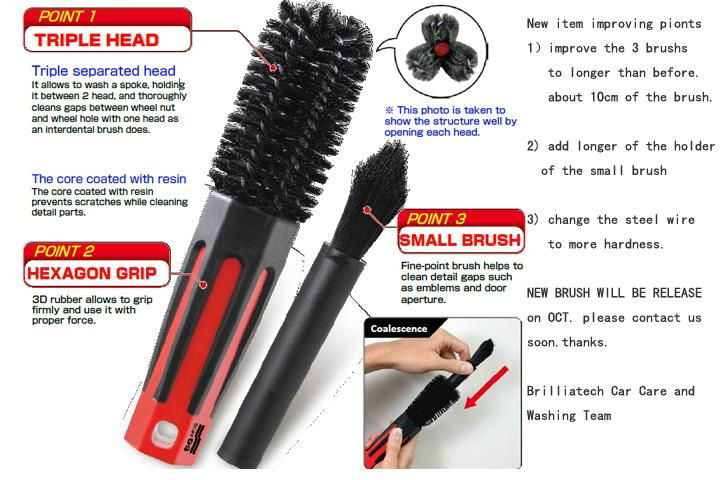 Car Detailing Brush Auto Cleaning Car Cleaning Detailing Set Dashboard AirOutlet 3