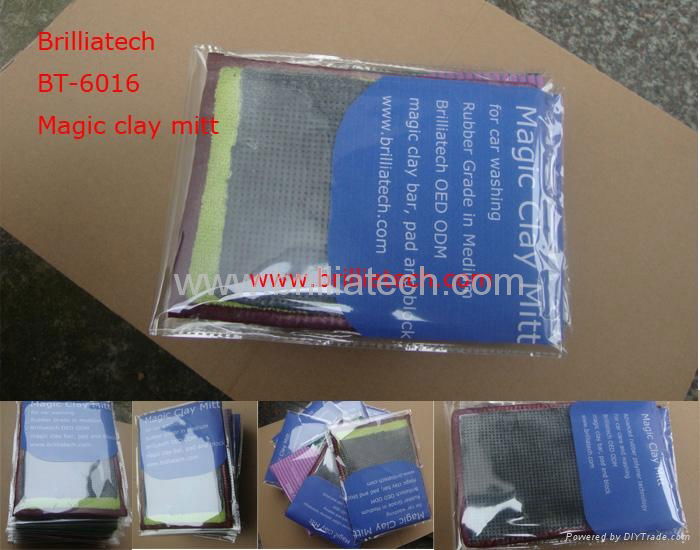 car wash towel clay mud microfiber cleaning cloth super absorbent wax clay mitt  2