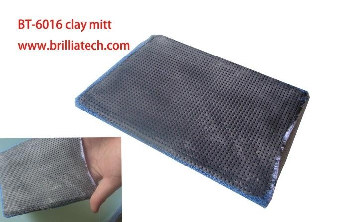 Ultrafine Fiber car washing clay bar mitt clay mud glove absorbent