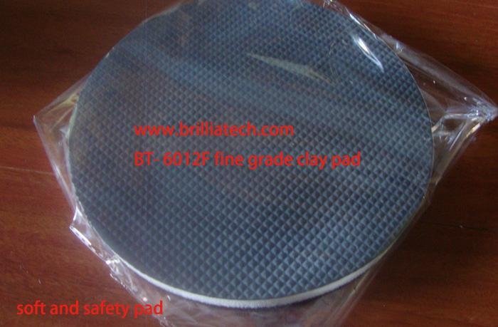 Clay bar block pad auto cleaning sponge pad 6inch disc for DA/RO/GA car polisher