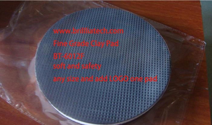 Clay bar block pad auto cleaning sponge pad 6inch disc for DA/RO/GA car polisher 2