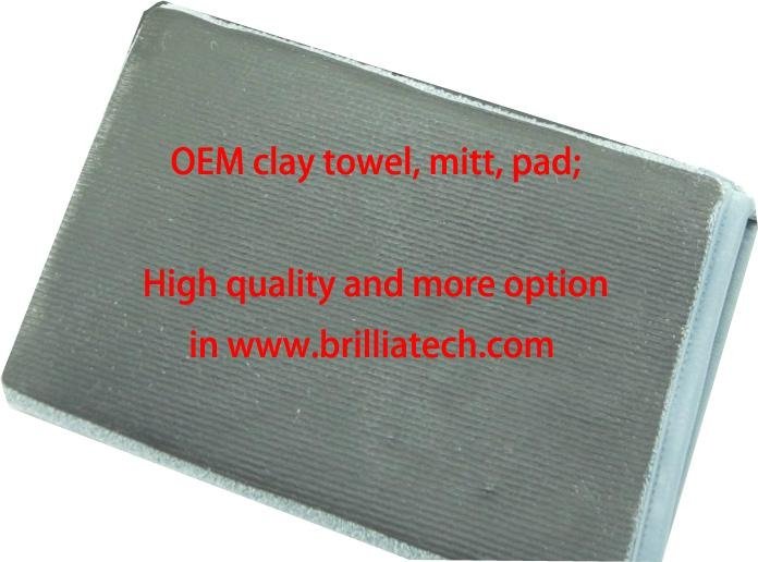 car microfiber clay bar mitt auto detailing glove coral velvet mitt clean drying 2