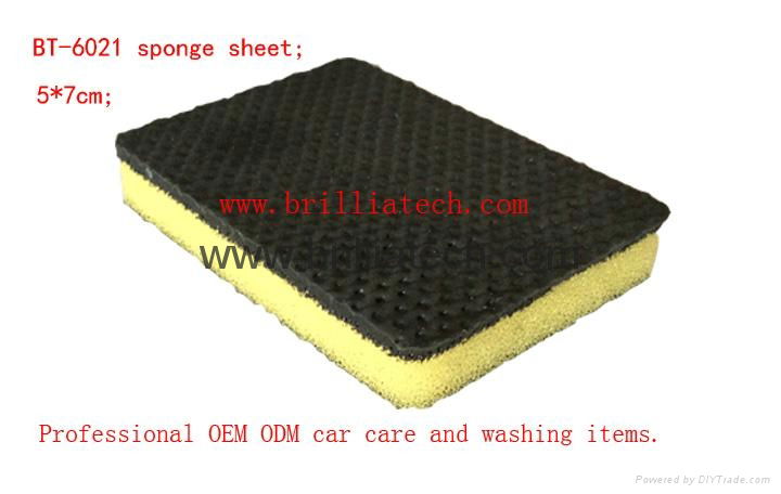 wash the car veclro sponge clay block car wash sponge block clay bar block  2