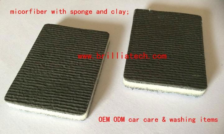 Sponge clay block car washer cloth  compress sponge Car Cleaning Beauty 5