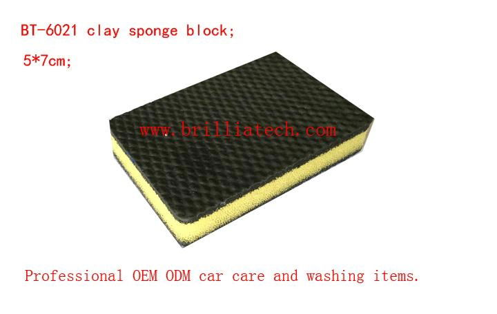 car wax sponge clay block foam applicator clay bar cleaning sponge car care tool 3
