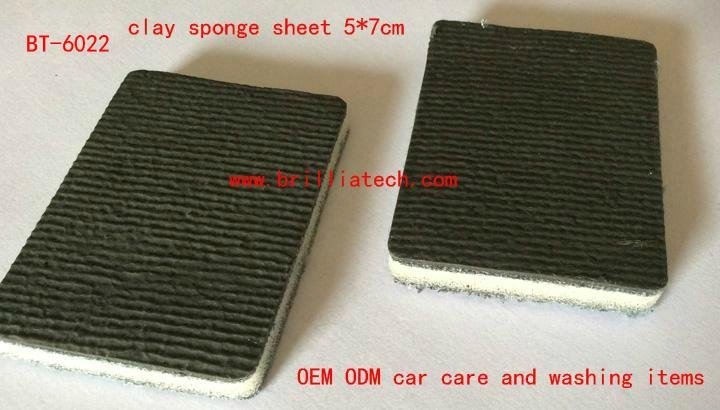 car wax sponge