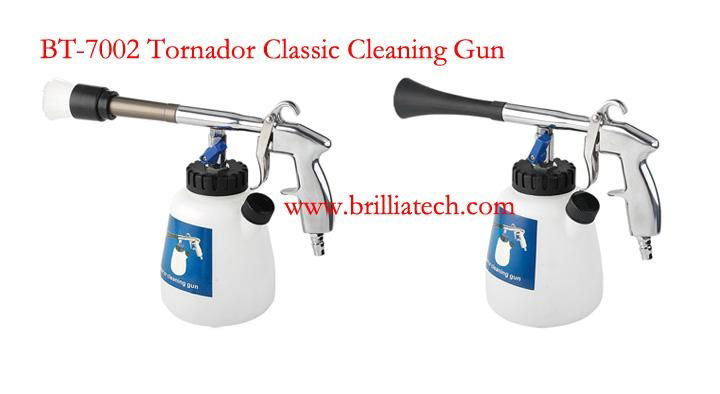 Foam gun car wash nozzle with brush snow foam lance bottle car clean detailing 2