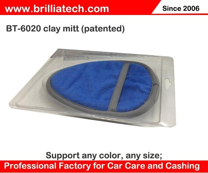 Multifunction car wash glove clay mitt soft Anti-scratch for car wash clay bar 4