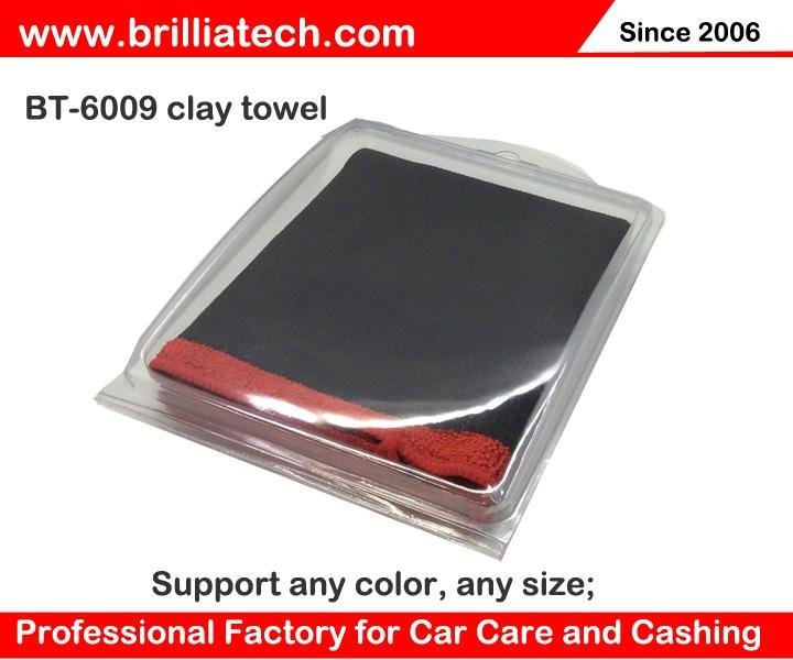 30*30cm car wash microfiber clay bar towel Multi-Function car home wipeclencloth 4