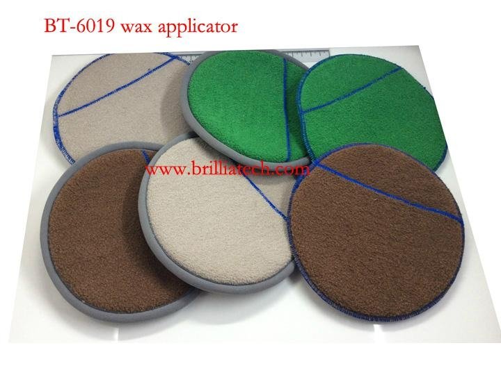 car wax Pad manual car polishing applicator buffing waxing sponge microfibertool 4