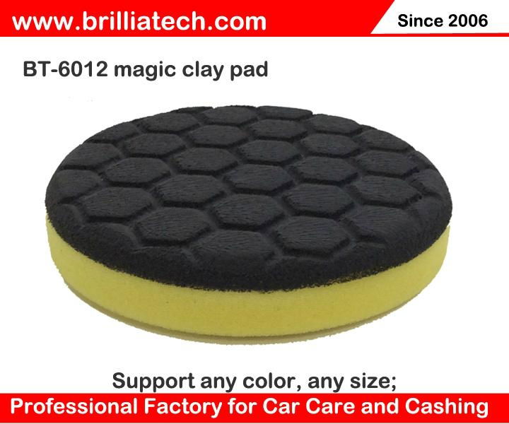  Hexagonal Polished Pad car sponge pad buffing sponge pad car wax set polisher 2