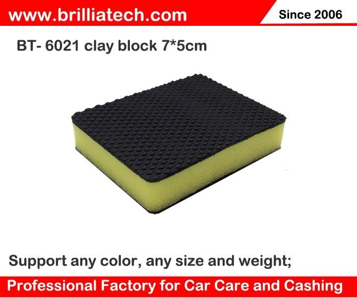 clay bar block car washi detailing wax sponge pad tool car paint repair 2