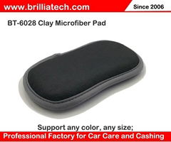 Auto care and wash Pear-Shaped microfiber magic clay pad