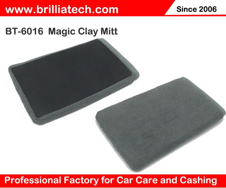 High Quality Magic Clay Bar Mitt Pad Car Wash Cleaning Detailing Wax Applicator  2