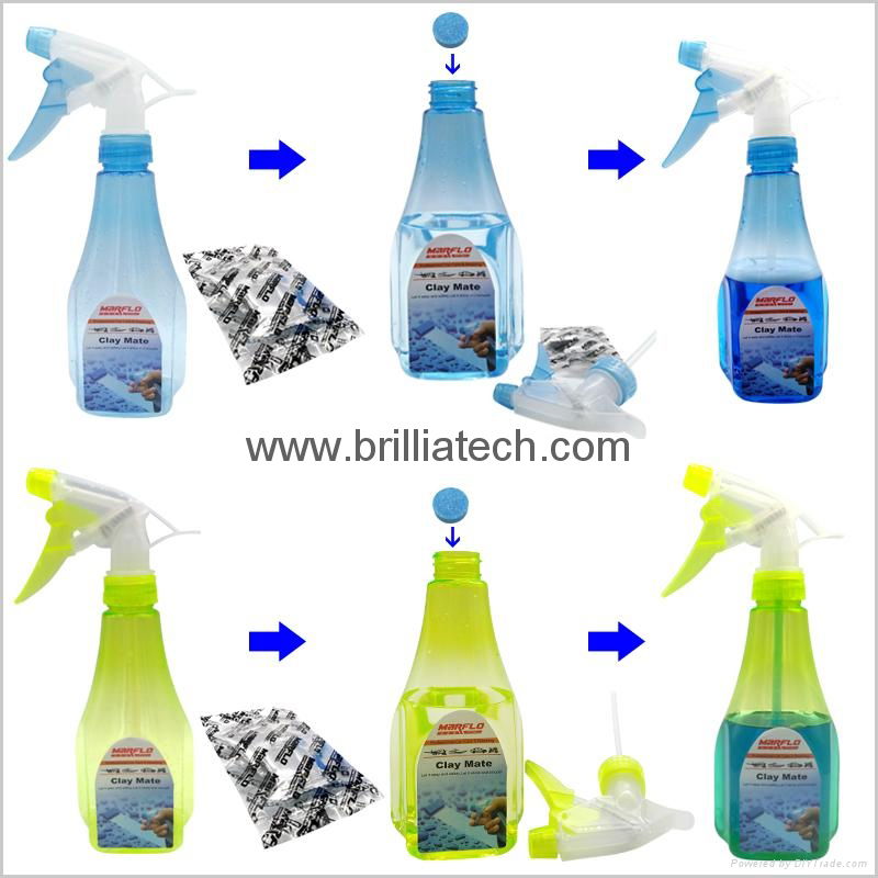 Car Wash Effervescent Tablets Car Washing Spray Bottle Car Clean Detergent 4