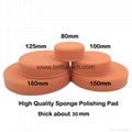 The Sponge Pads Grinder With A Suction Cup Fittings Circular Car Polishing Disk 