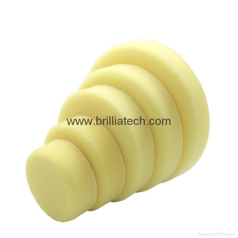 The Sponge Pads Grinder With A Suction Cup Fittings Circular Car Polishing Disk  2