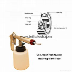 龙卷风泡沫专用洗车工具咬牙泡沫清洁吹尘一体枪PA泡沫壶