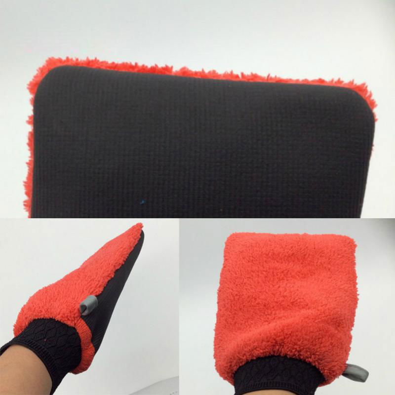 washing brush glove