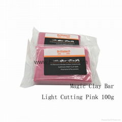 Magic Clay Bar Light Cutting Grade Pink 200g Auto Car Paint Care