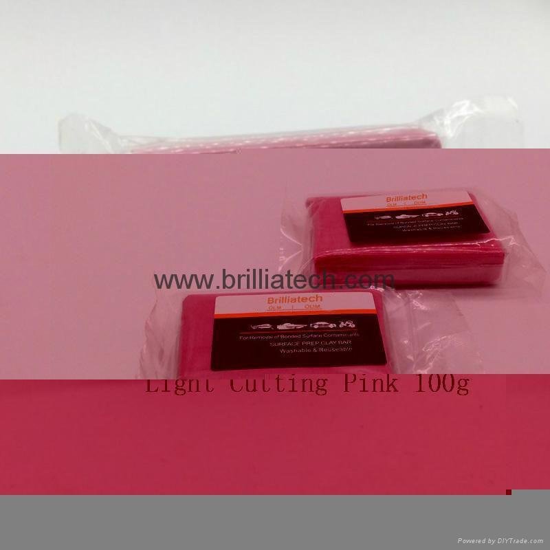 Magic Clay Bar Light Cutting Grade Pink 200g Auto Car Paint Care 2