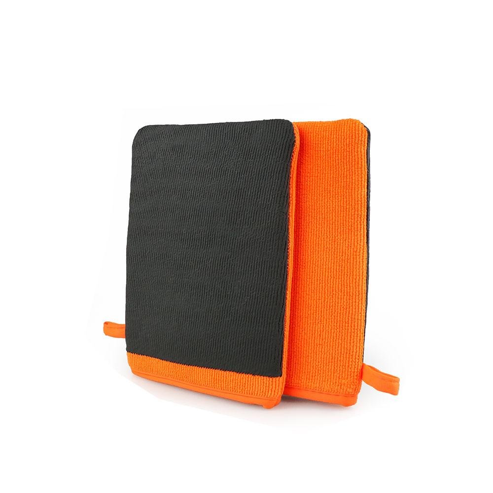BT-6016 Fine Orange Magic Clay Mitt Pad Eraser with Blister Glove  2