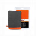 BT-6016 Fine Orange Magic Clay Mitt Pad Eraser with Blister Glove 