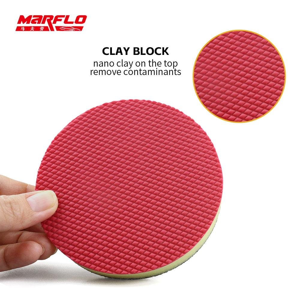 BT-6012  130mm  King Clay Pads for Car Paint car washing 2