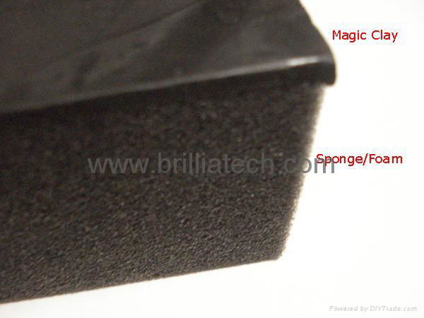 car wax sponge clay foamy block clay magic mud car detailing clay sponge rub mud