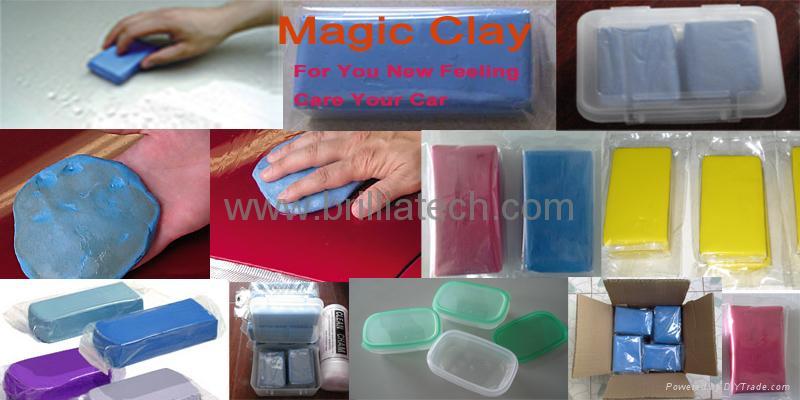 3pcs car wash clay bar paint detail clean magic mud packed in pp box auto care 2