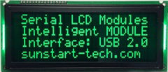 lcd2usb 20X4 LCD USB LCD Module Character LCD JQMUC2004A