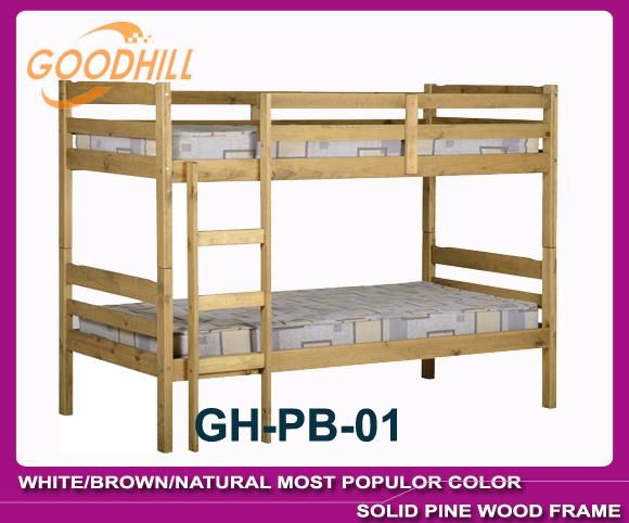 natural bunk bed with big drawers and storage box 4