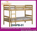 natural bunk bed with big drawers and storage box 4