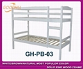 strong structure natural bunk with slat head style 5