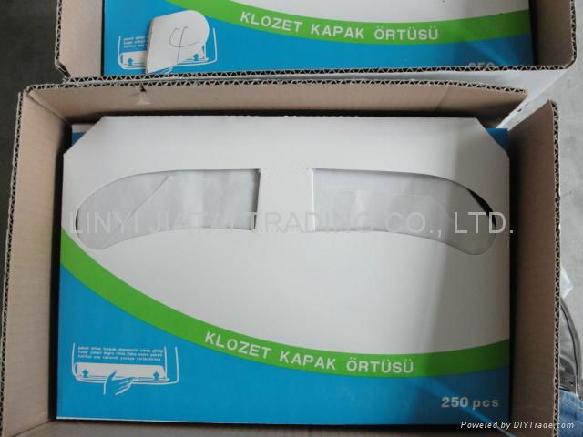 1/2 toilet seat cover paper