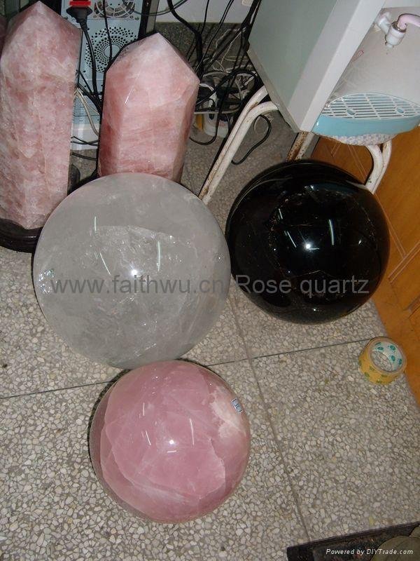 100% quartz crystal ball sphere 5