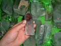 100% natural black phantom quartz points