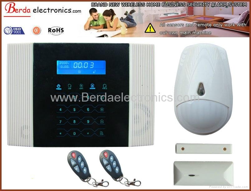 Wireless Home GSM PSTN Telephone Security Burglar Alarm touch Keypad(BE400-1)