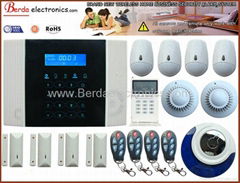 Wireless Home GSM PSTN Telephone Security Burglar Alarm touch Keypad(BE400-7)