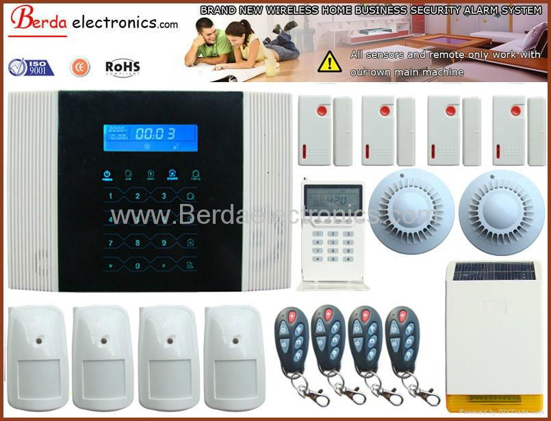 Wireless Home GSM PSTN Telephone Security Burglar Alarm touch Keypad(BE40B-8)