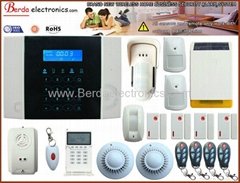 Wireless Home GSM PSTN Telephone Security Burglar Alarm touch Keypad(BE40B-11)
