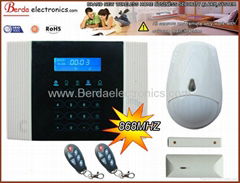 Wireless Home alarm system/GSM/ PSTN Burglar Alarm touch Keypad(BE408-1)