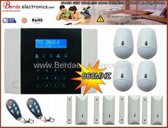 Wireless Home alarm system/GSM/ PSTN Burglar Alarm touch Keypad (BE408-3)