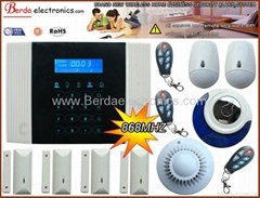 Wireless Home GSM PSTN Telephone Security Burglar Alarm touch Keypad (BE408-6)