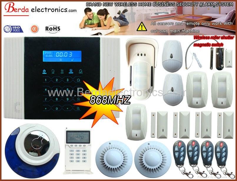 Wireless Home GSM PSTN Telephone Security Burglar Alarm touch Keypad (BE408-10)