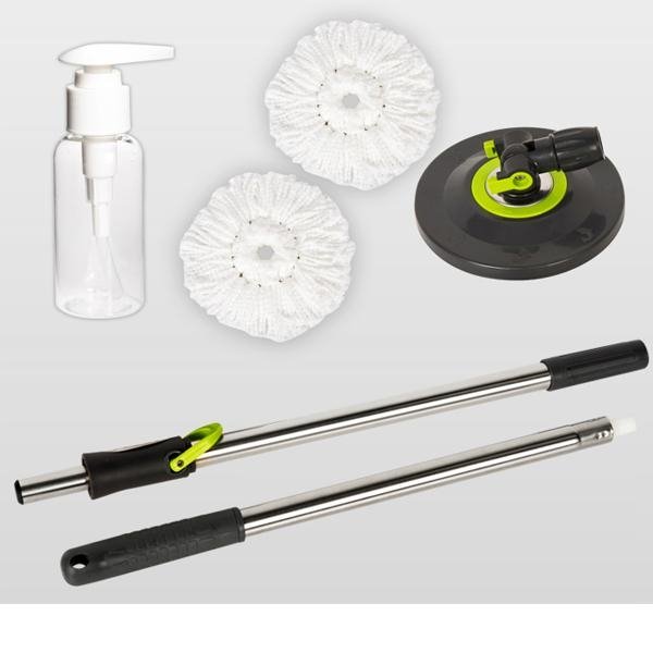 ISPINMOP hot sale in USA microfiber mop with 2 mop head 3