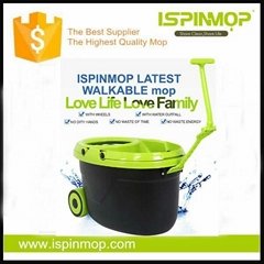   2015 big capacity Design Spin Magic Mop with Stainless Steel Pole 