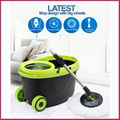   Hurricane system Two Drive Bucket 360 Spin Magic Mop  4