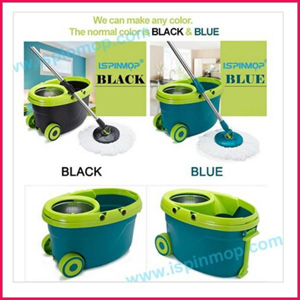   2015 Best sell ISPINMOP Floor spin mop With 12.8L Bucket , Walkable  3